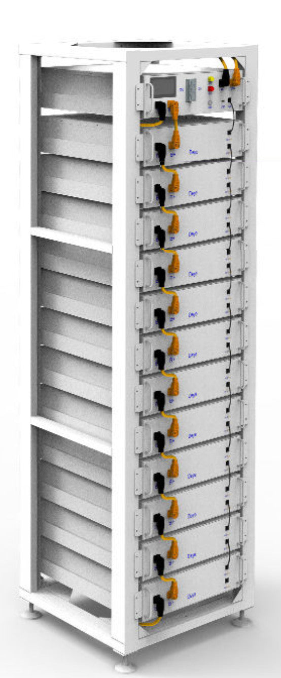 Sistem stocare energie 55 kWh Deye BOS-G, LiFePo4, HV