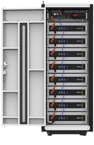 Sistem stocare energie 40 kWh Pytes, LiFePo4, HV48100 (High Voltage)