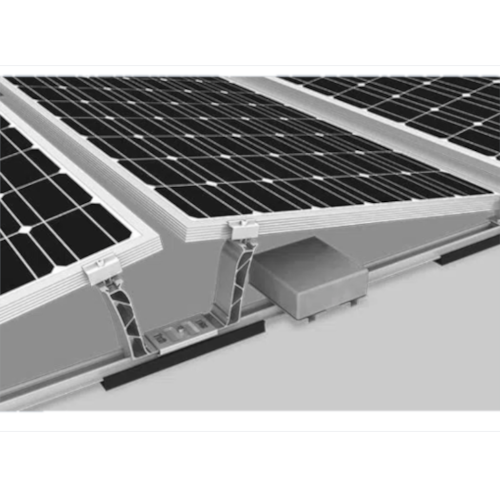 Structura prindere 2 x 4 panouri est-vest pe acoperis drept