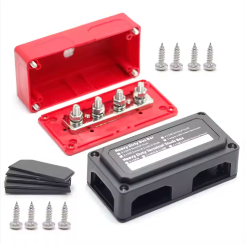 Bara de egalizare potential 48V, 300A, negru