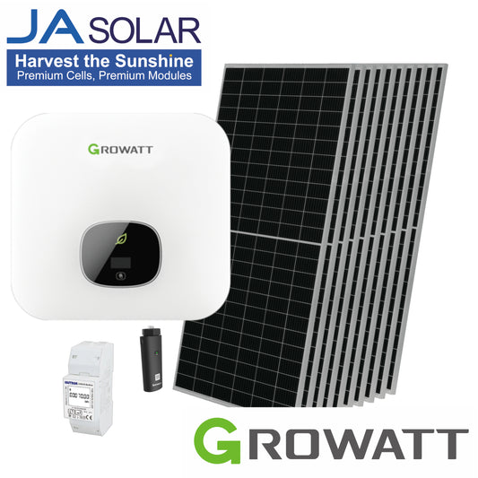 Kit panouri si invertor 5 kWp, on-grid, monofazat