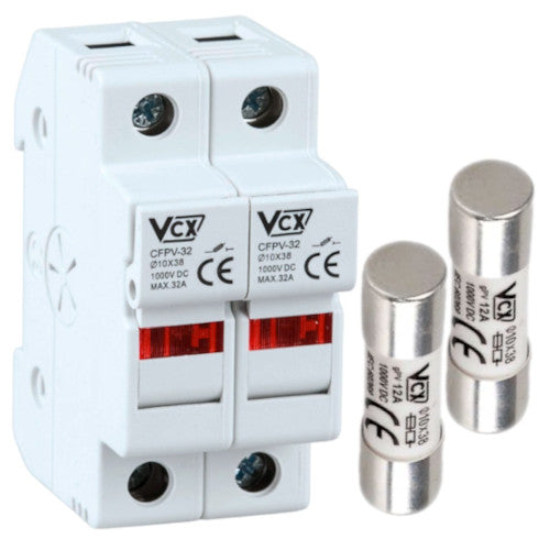 Sigurante fuzibile 16A si soclu dublu cu indicator