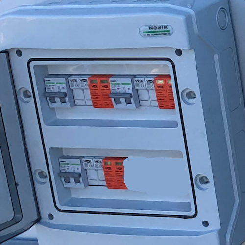 Tablou electric curent continuu, 3 siruri, 500V