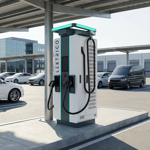 Statie de incarcare autovehicul electric, LEKTRI.CO FAST, 120 kW, DC