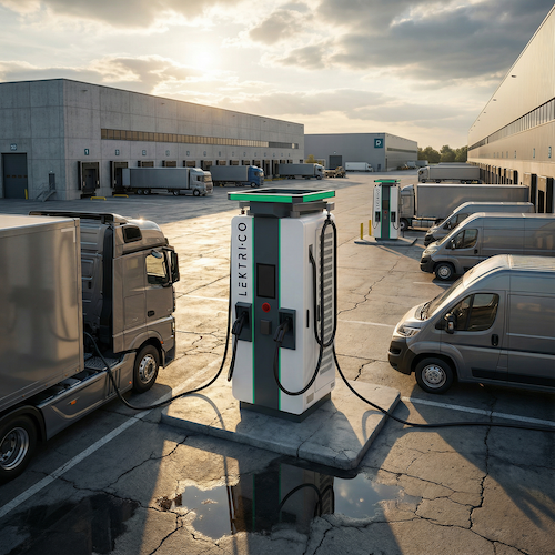Statie de incarcare autovehicul electric, LEKTRI.CO FAST, 120 kW, DC