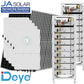 Kit hibrid prosumator cu sistem stocare, 100 kWp / 100 kWh, Deye, JA Solar, trifazat