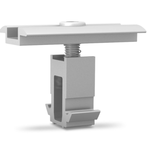 Structura clema prindere panou mijloc MiniRail K2